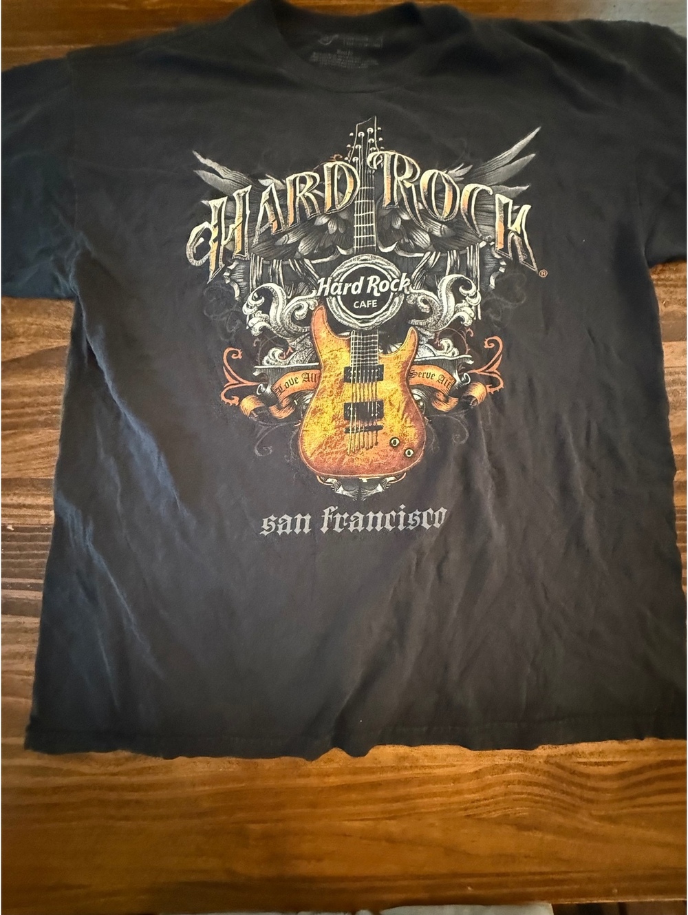 Hard Rock Cafe San Francisco Black Cotton T-Shirt XL